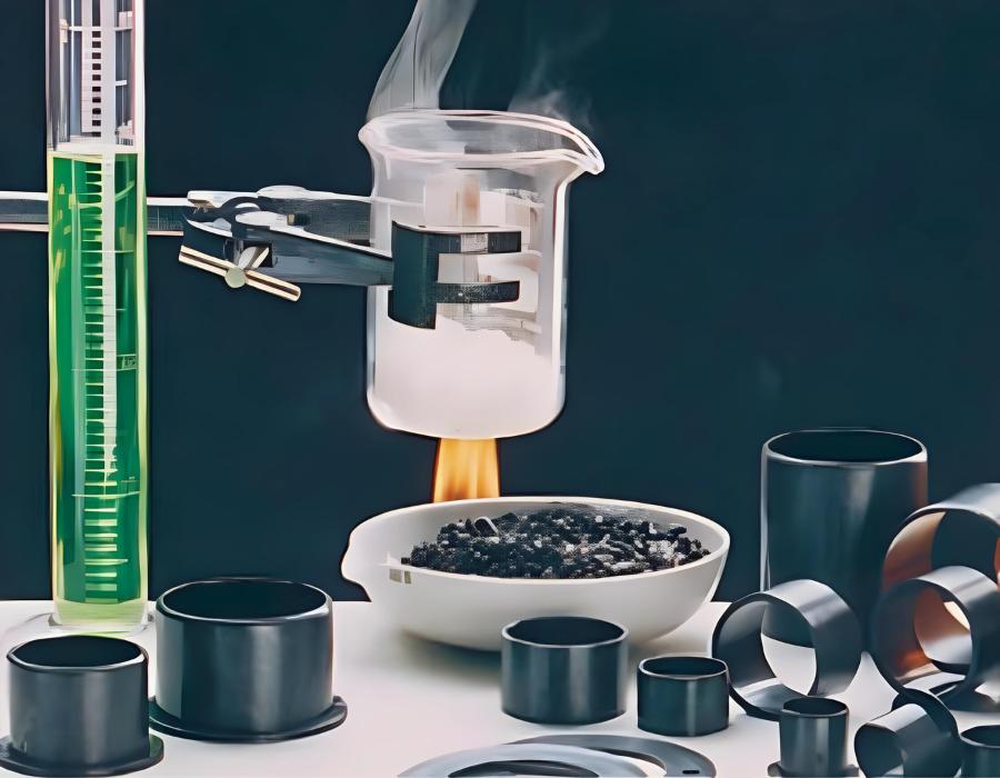 bạc chịu nhiệt, hóa chất