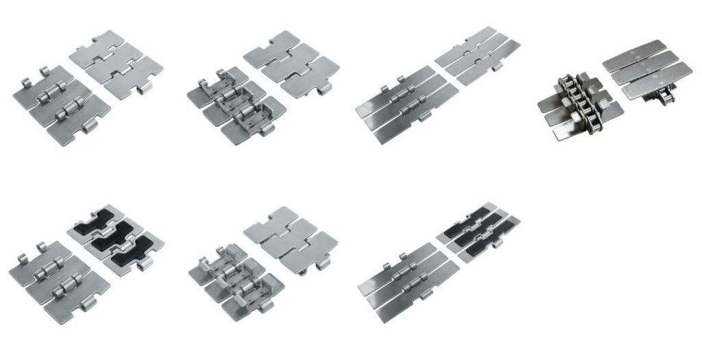 Xích tải inox chạy cong Movex