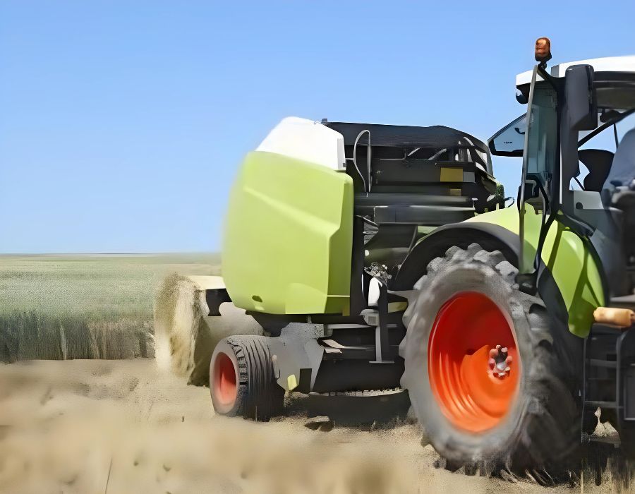 Xích heavy duty ứng dụng máy cuộn cỏ