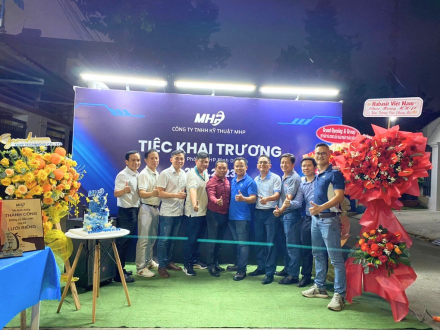 khai truong văn phòng mhp bình dương, sự kiện khai trương, văn phòng bình dương, công ty tnhh kỹ thuật mhp, mhp technique, giải pháp băng tải và phụ tùng công nghiệpo