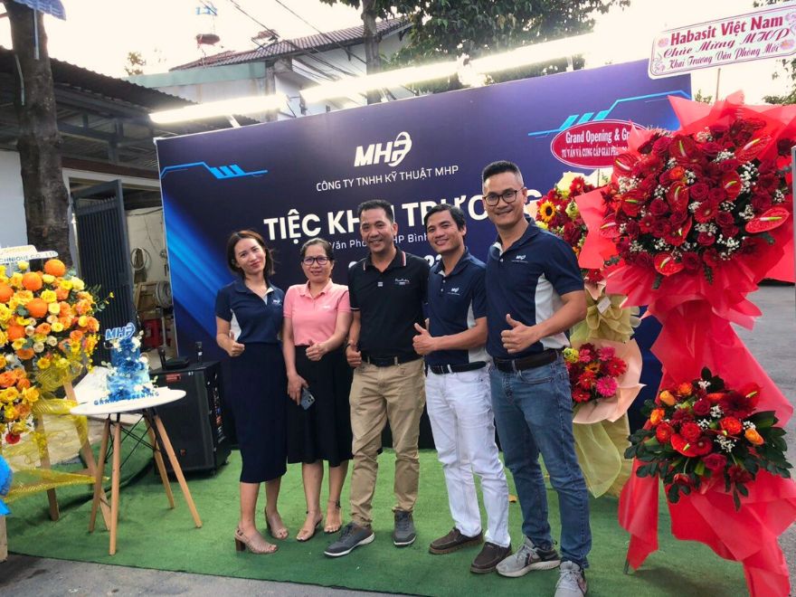 khai truong văn phòng mhp bình dương, sự kiện khai trương, văn phòng bình dương, công ty tnhh kỹ thuật mhp, mhp technique, giải pháp băng tải và phụ tùng công nghiệpo