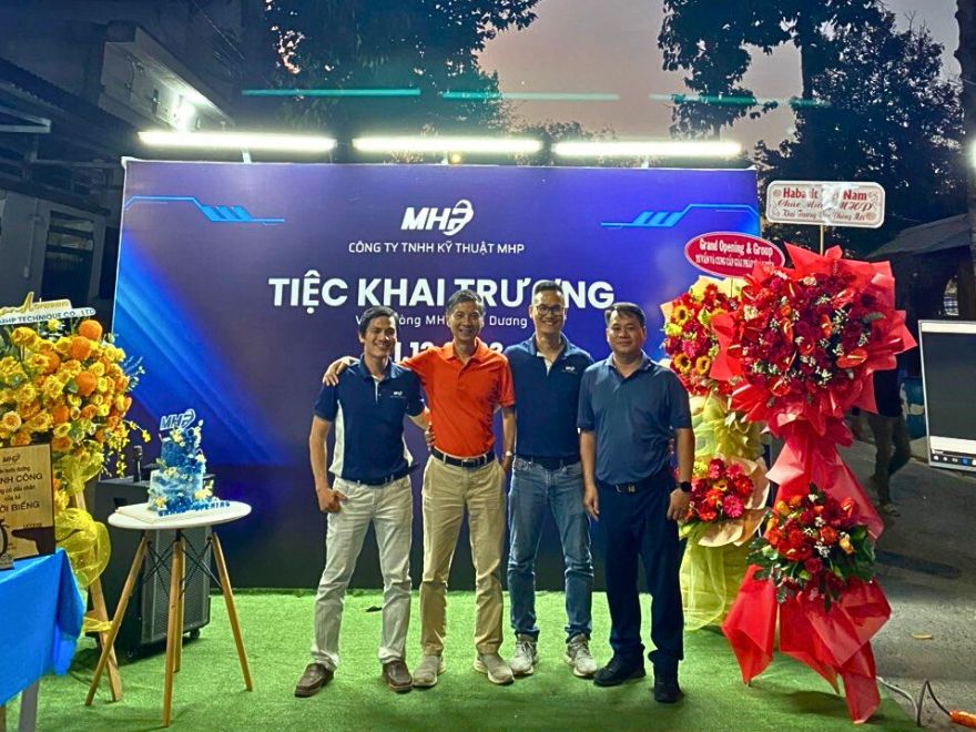 khai truong văn phòng mhp bình dương, sự kiện khai trương, văn phòng bình dương, công ty tnhh kỹ thuật mhp, mhp technique, giải pháp băng tải và phụ tùng công nghiệpo